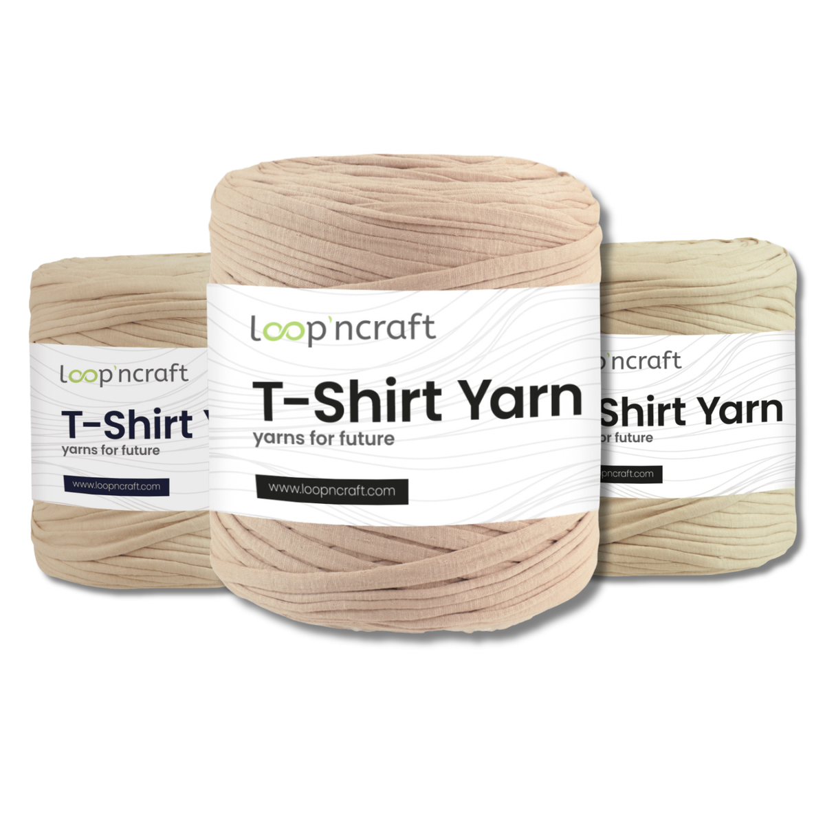 Loop'n Craft T-Shirt Garn Textilgarn 700 g