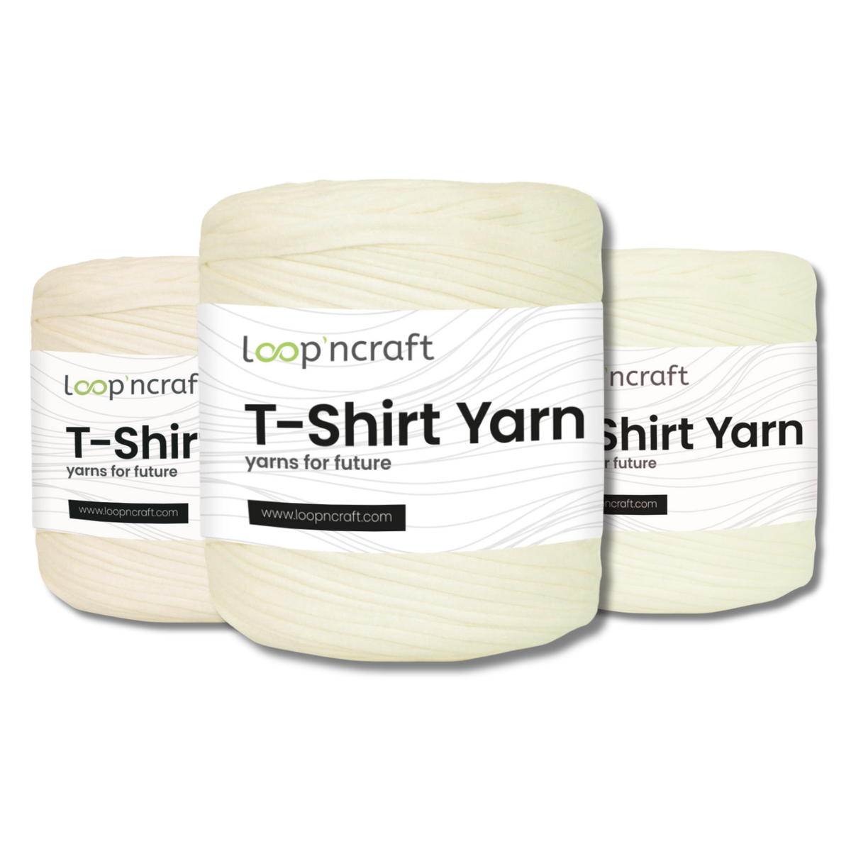 Loop'n Craft T-Shirt Garn Textilgarn 700 g