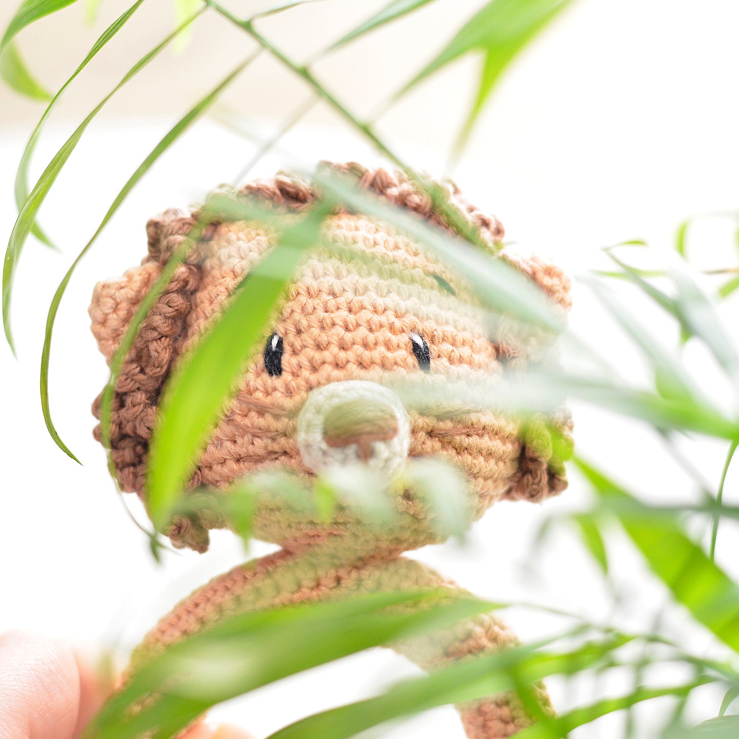 PDF Häkelanleitung Babyrassel Löwe Amigurumi