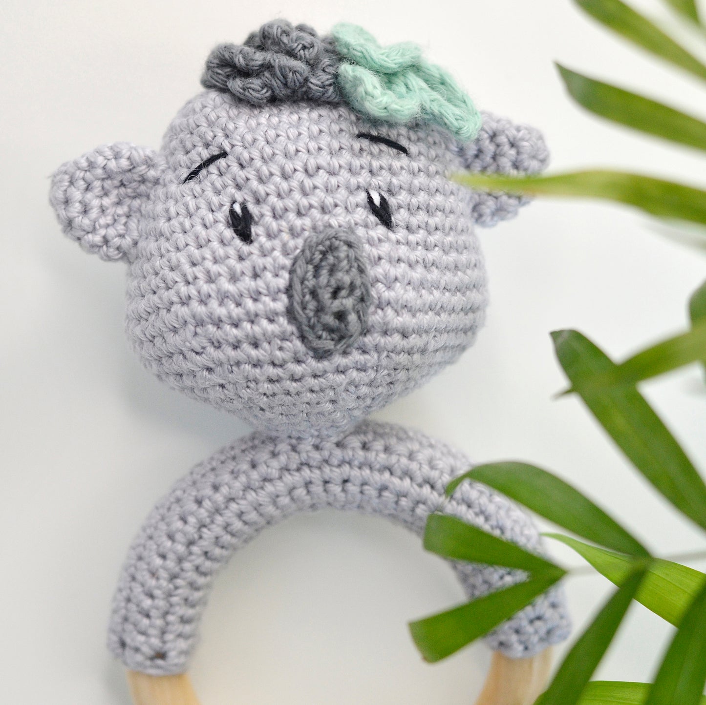 PDF Häkelanleitung Babyrassel Koala Amigurumi