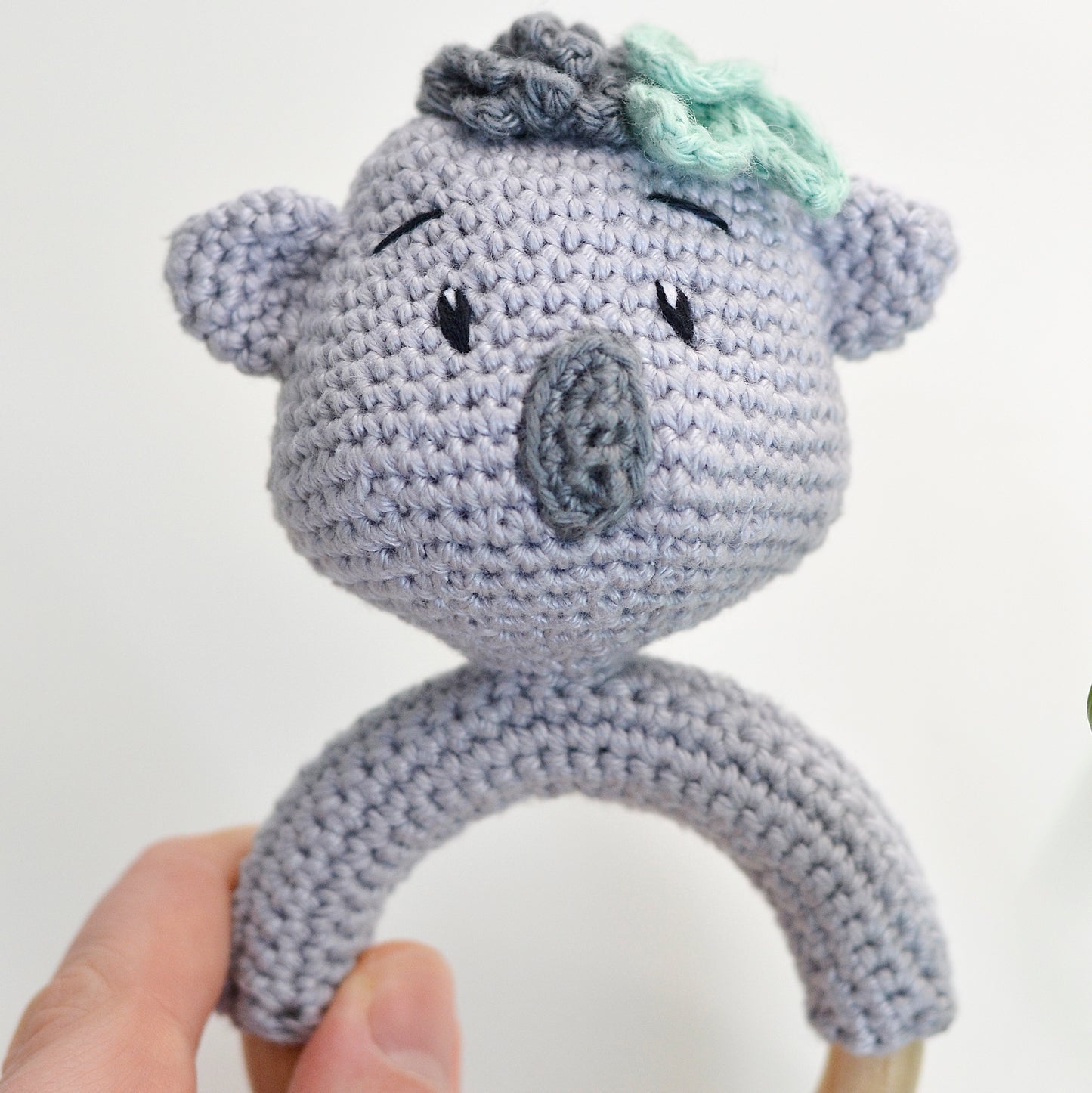 PDF Häkelanleitung Babyrassel Koala Amigurumi