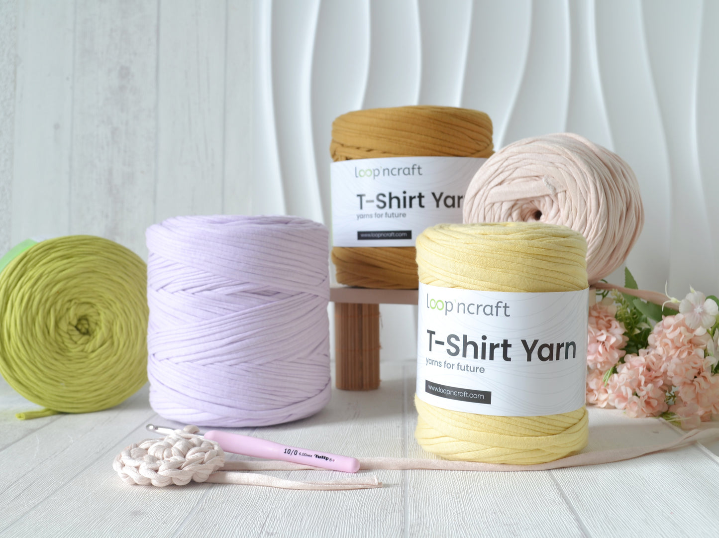 Loop'n Craft T-Shirt Garn Textilgarn 700-900 g