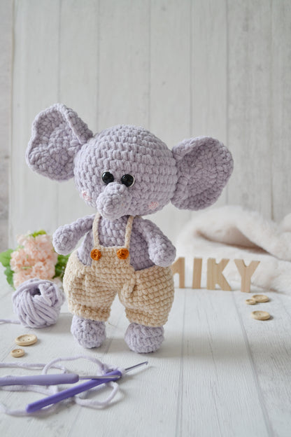 Elefant Miky Häkelset Amigurumi