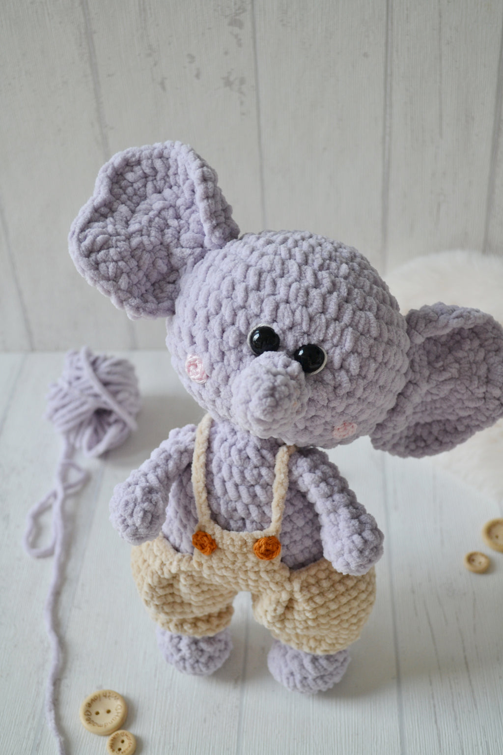 Elefant Miky Häkelset Amigurumi