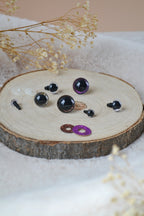 Opty Sicherheitsaugen Glitzer Set 60-teilig