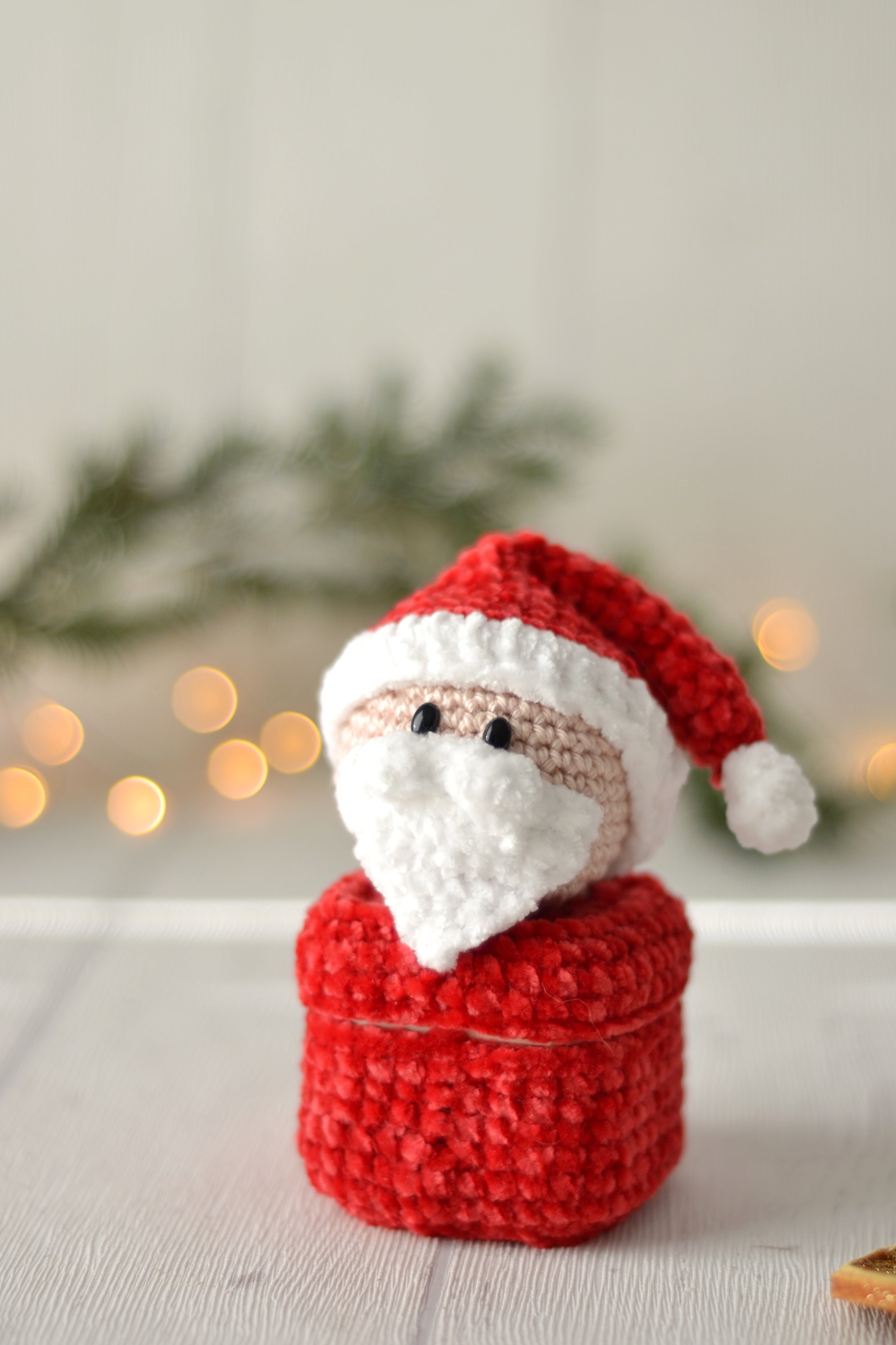 PDF Häkelanleitung Weihnachtstrio Geschenkbox