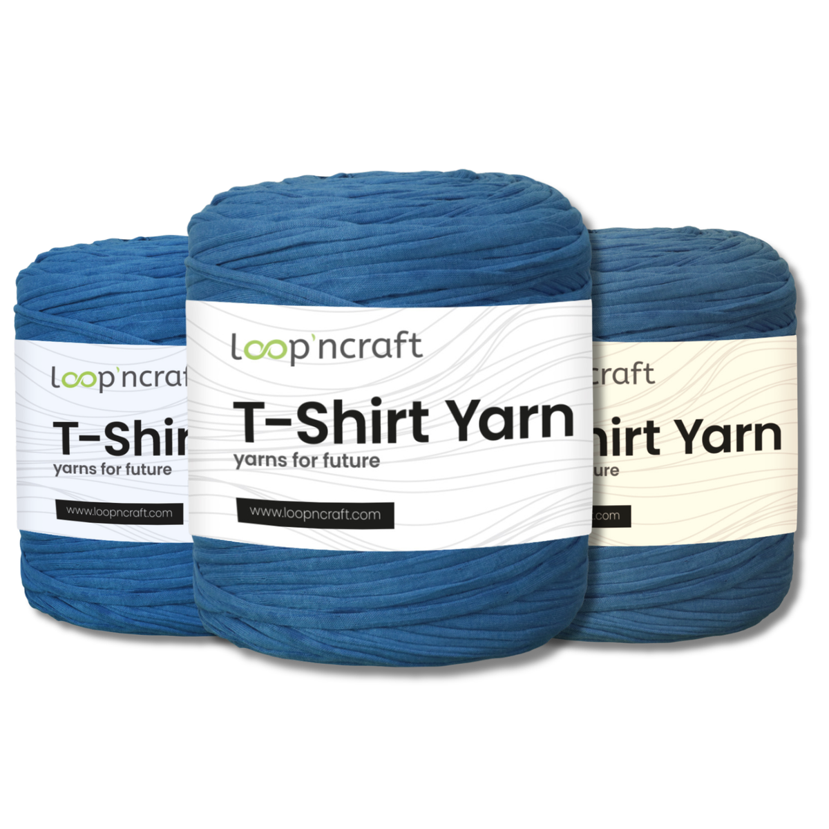 Loop'n Craft T-Shirt Garn Textilgarn 700 g