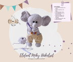 Elefant Miky Häkelset Amigurumi