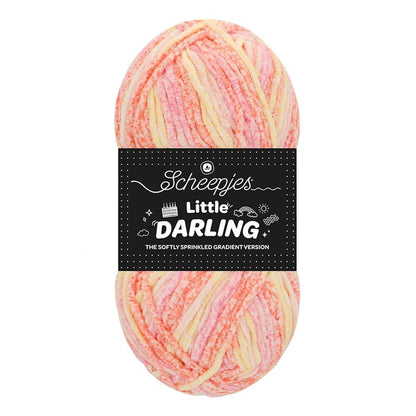 Scheepjes Little Darling Sprinkled Gradient feines Chenillegarn mit Farbverlauf