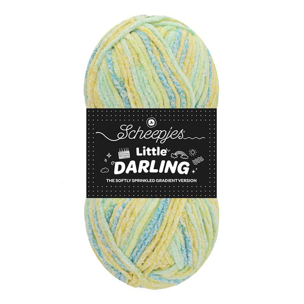 Scheepjes Little Darling Sprinkled Gradient feines Chenillegarn mit Farbverlauf