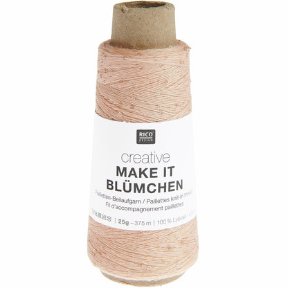 Fil Rico Creative Make It Blümchen avec paillettes florales 25 g 375 m