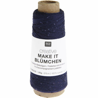 Fil Rico Creative Make It Blümchen avec paillettes florales 25 g 375 m