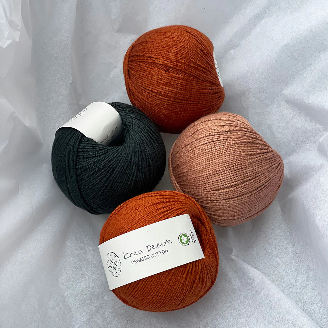 Coton biologique Krea Deluxe 100 % coton biologique 50 g 165 m