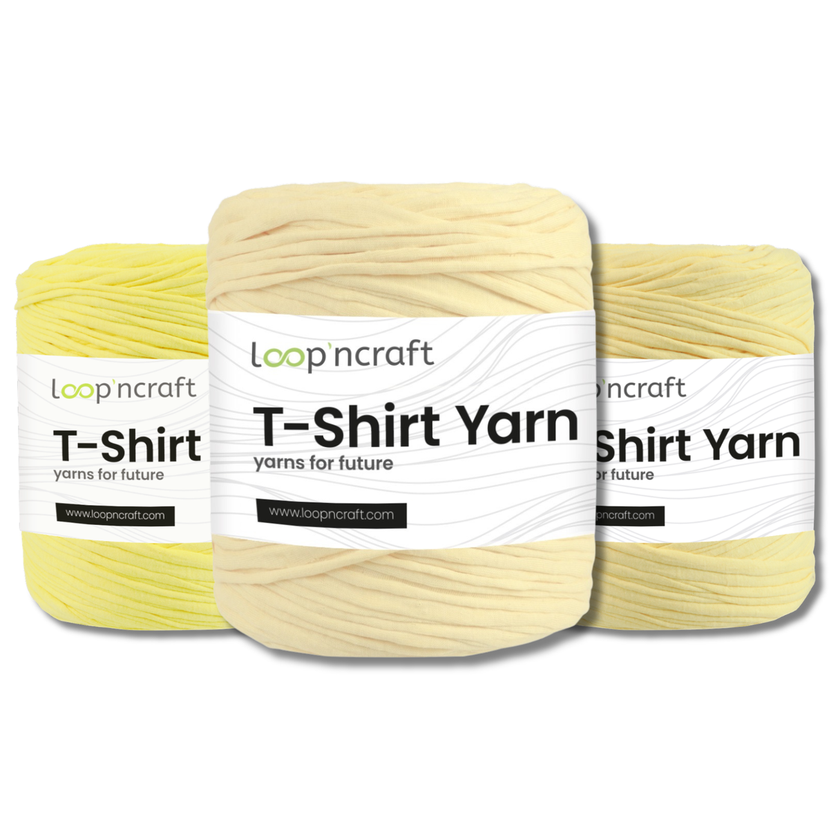 Loop'n Craft T-Shirt Garn Textilgarn 700 g