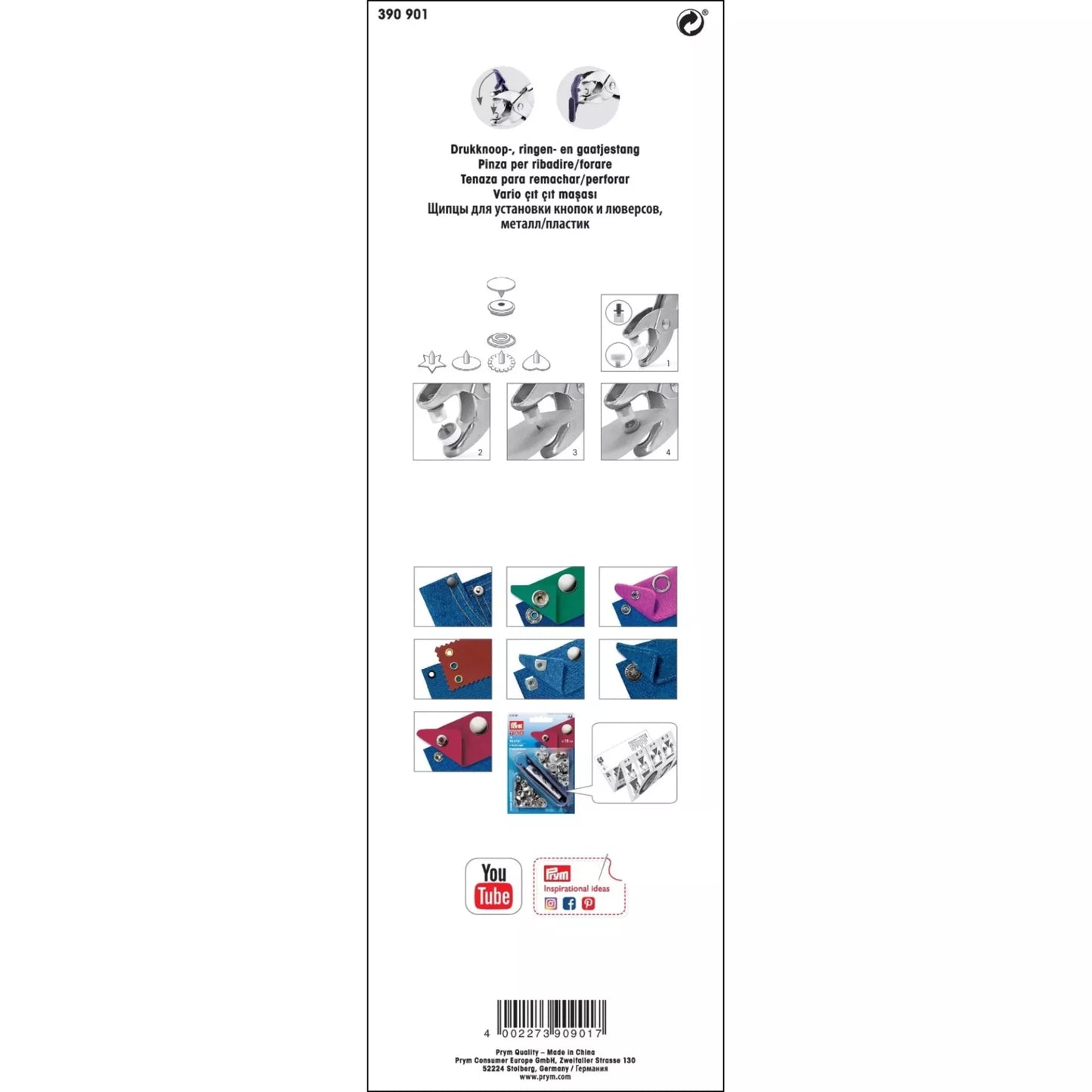 Prym Love Variozange 19,5 cm Mint (390901)