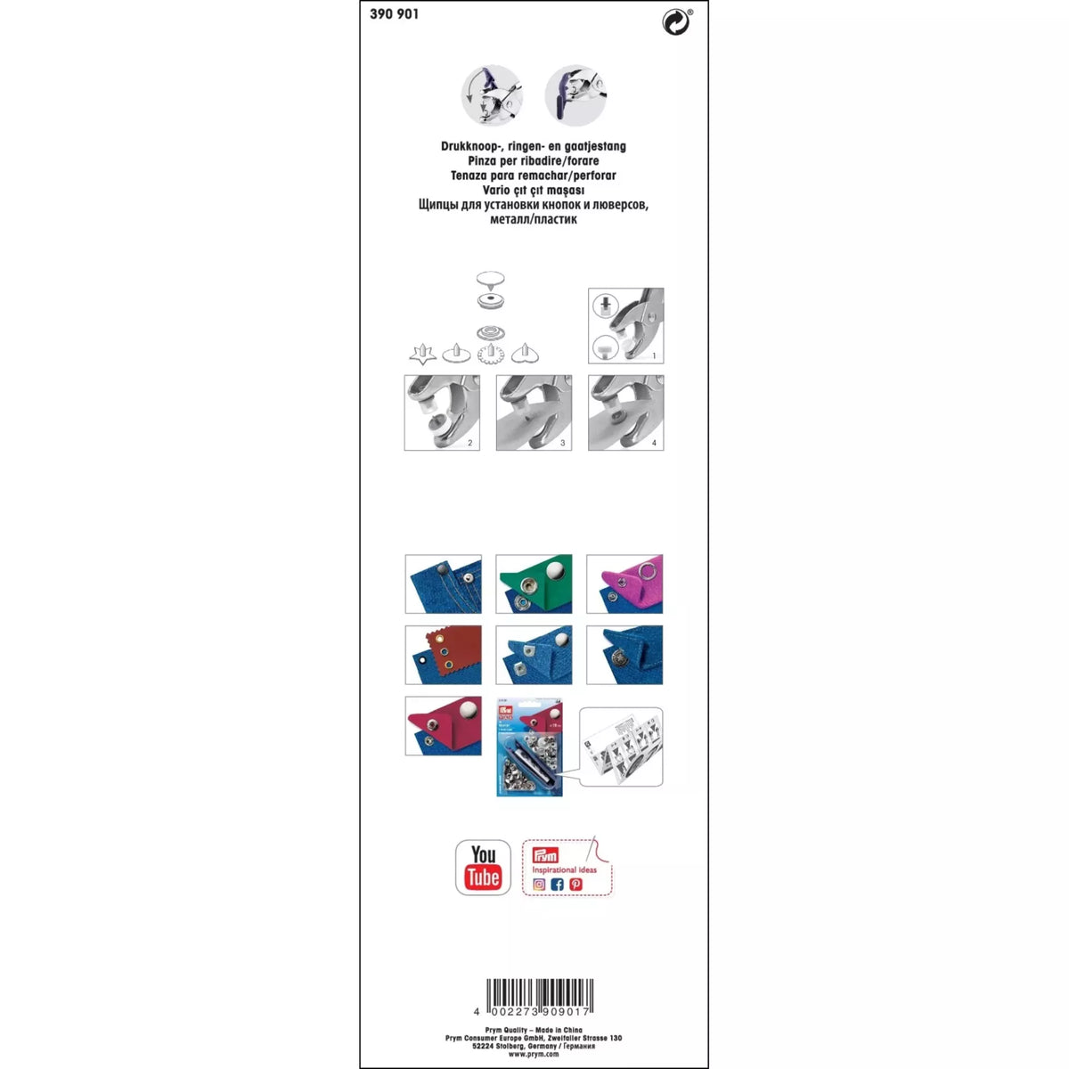 Prym Love Variozange 19,5 cm Mint (390901)