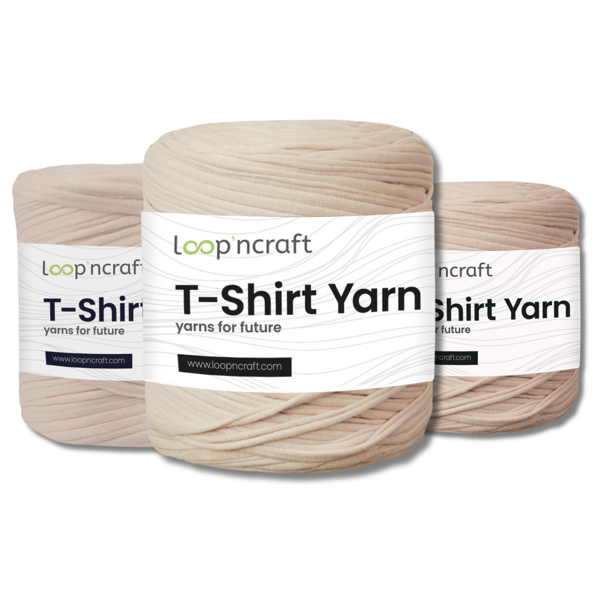 Loop'n Craft T-Shirt Garn Textilgarn 700 g