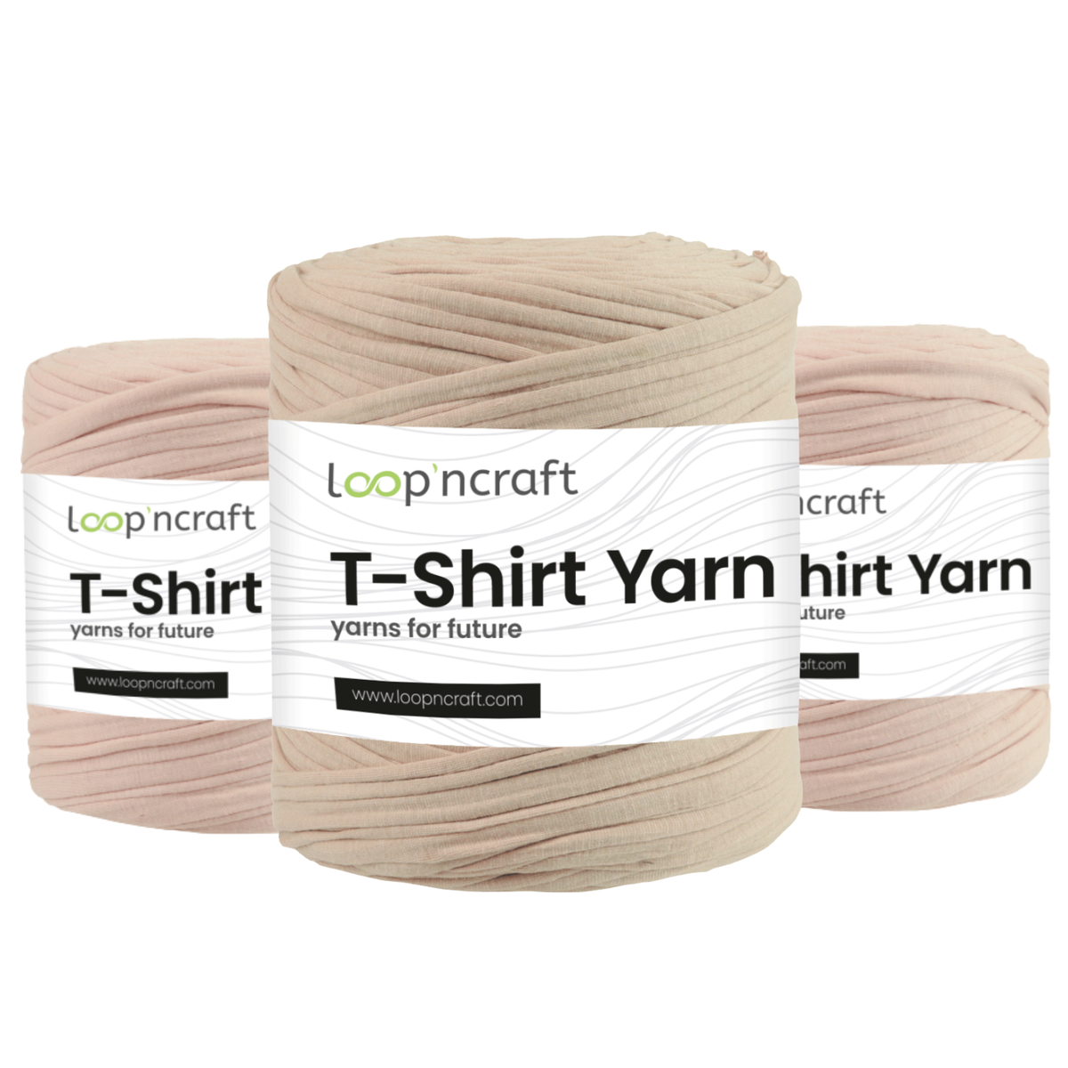 Loop'n Craft T-Shirt Garn Textilgarn 700 g
