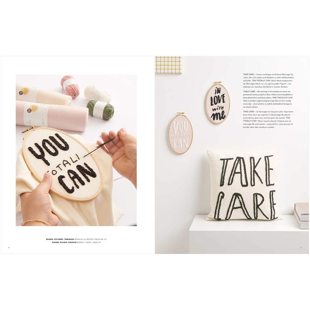 Rico Design Stickbuch Punch Needle No. 6 Just Bees + Fruits + Flowers