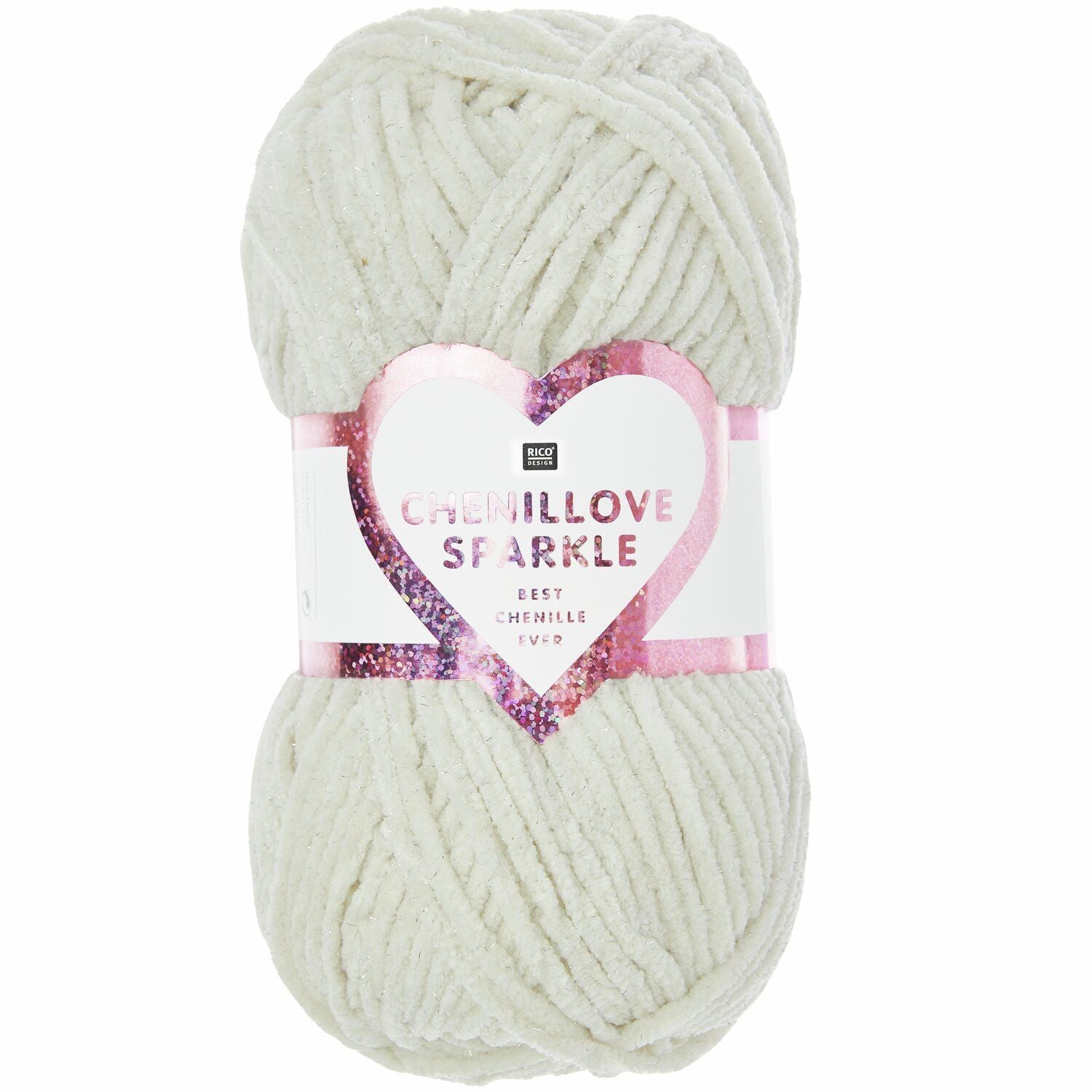 Rico Chenillove Sparkle - das Chenillegarn mit Glitzereffekt 100 g 110 m