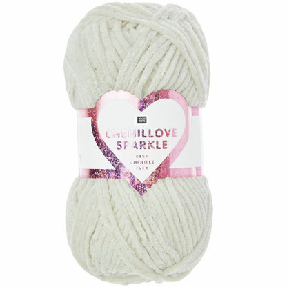 Rico Chenillove Sparkle - das Chenillegarn mit Glitzereffekt 100 g 110 m