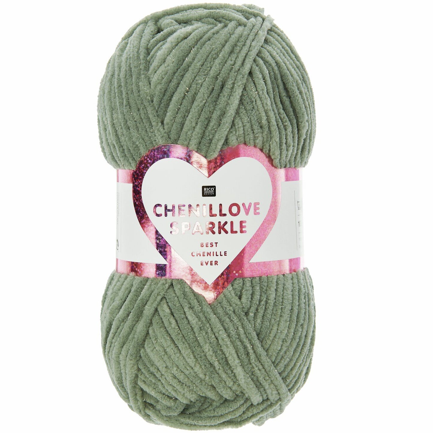 Rico Chenillove Sparkle - das Chenillegarn mit Glitzereffekt 100 g 110 m
