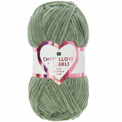 Rico Chenillove Sparkle - das Chenillegarn mit Glitzereffekt 100 g 110 m