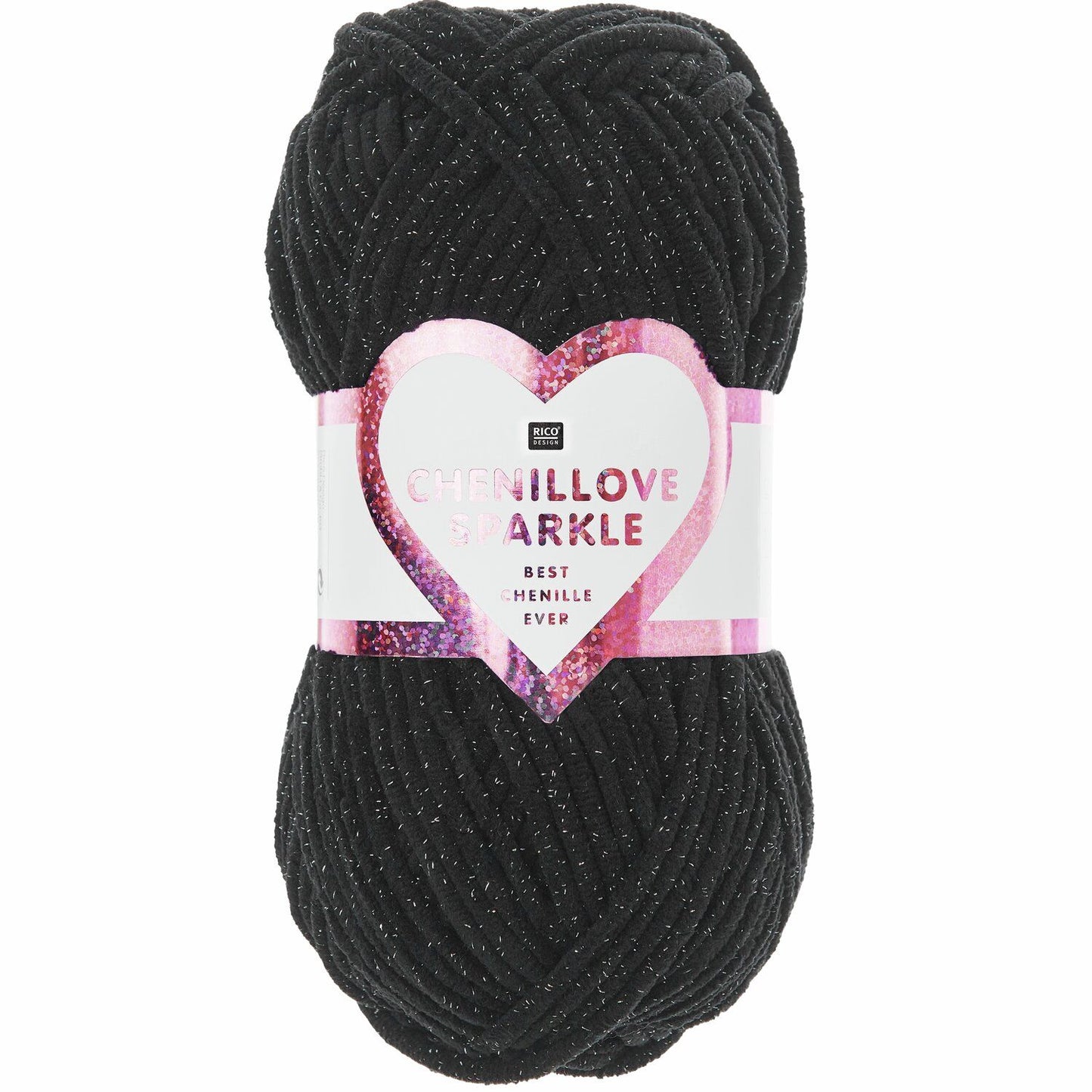 Rico Chenillove Sparkle - das Chenillegarn mit Glitzereffekt 100 g 110 m