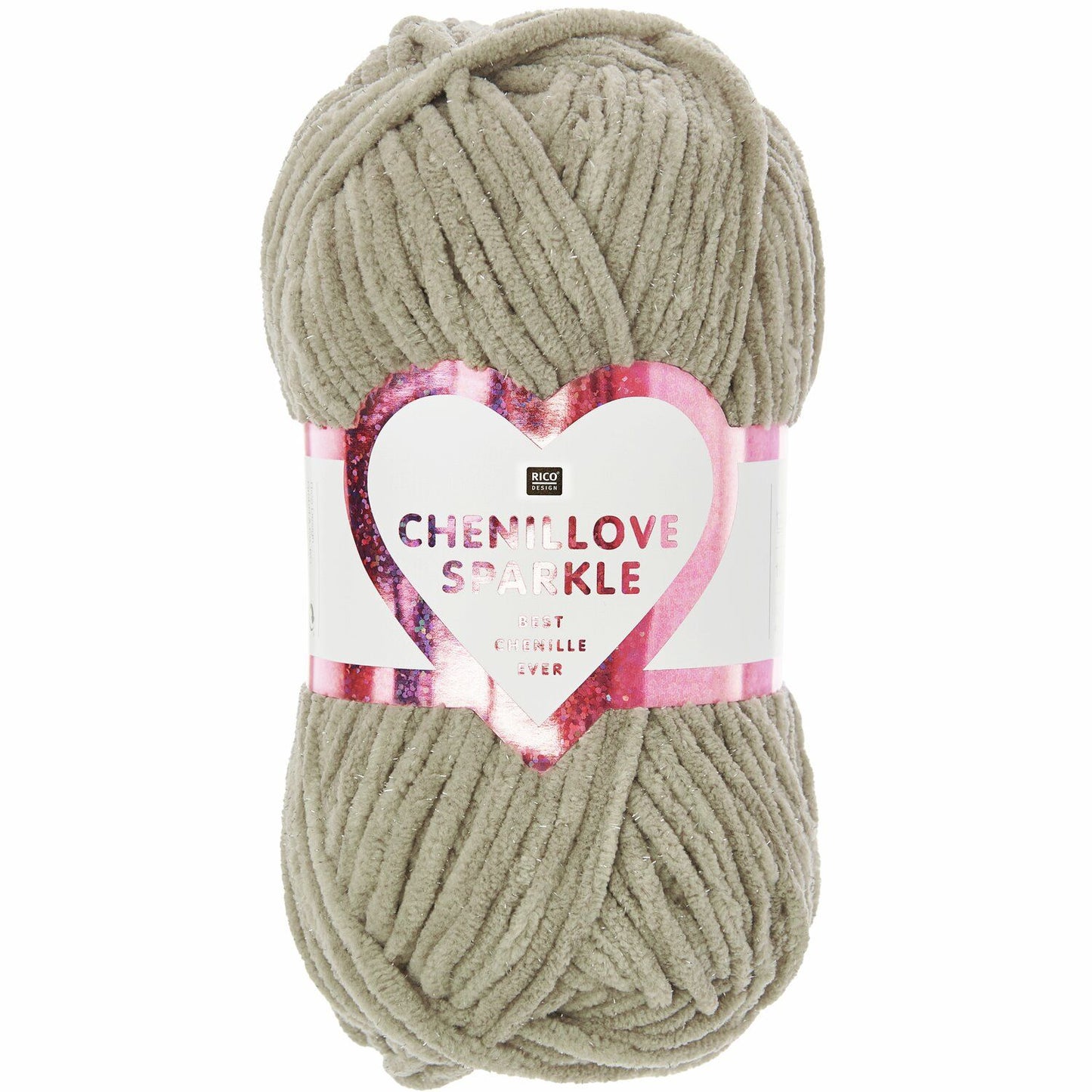 Rico Chenillove Sparkle - das Chenillegarn mit Glitzereffekt 100 g 110 m
