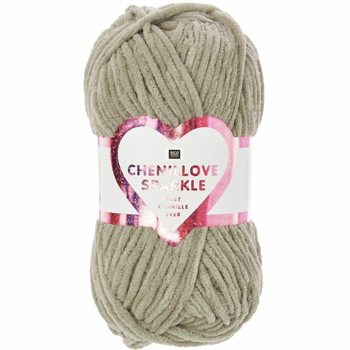 Rico Chenillove Sparkle - das Chenillegarn mit Glitzereffekt 100 g 110 m