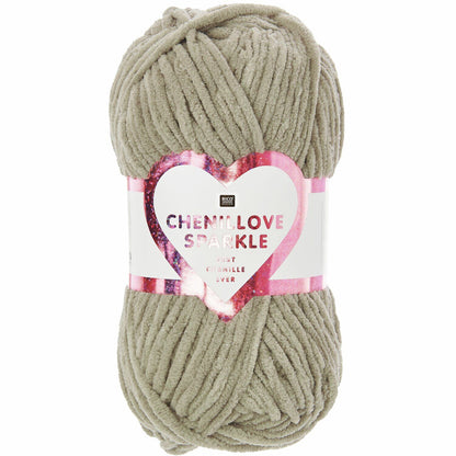Rico Chenillove Sparkle - das Chenillegarn mit Glitzereffekt 100 g 110 m