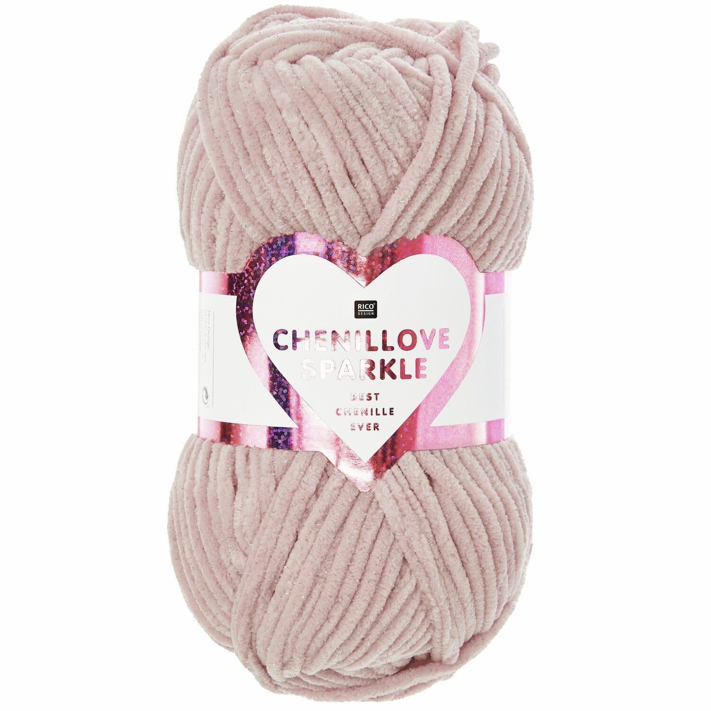 Rico Chenillove Sparkle - das Chenillegarn mit Glitzereffekt 100 g 110 m