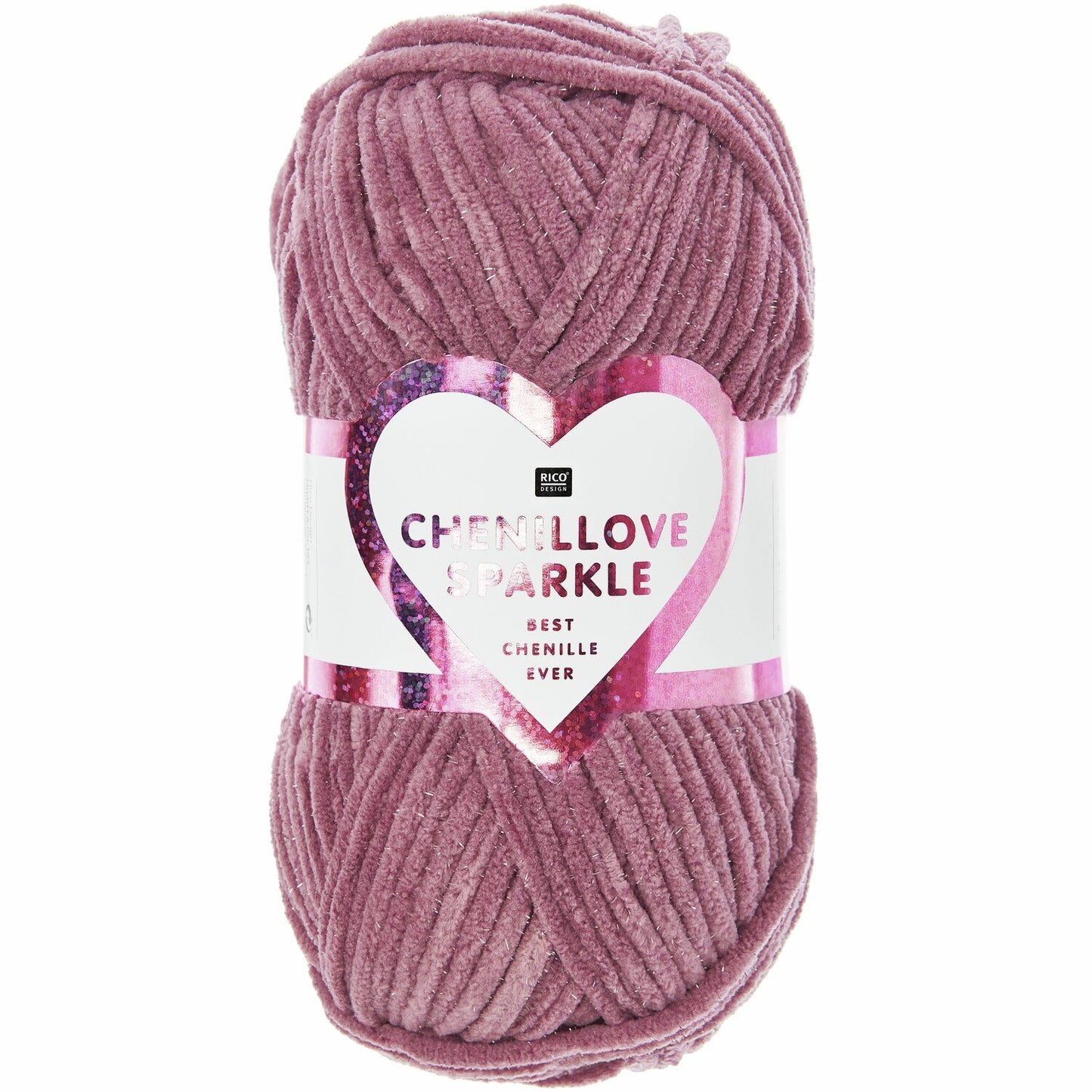 Rico Chenillove Sparkle - das Chenillegarn mit Glitzereffekt 100 g 110 m
