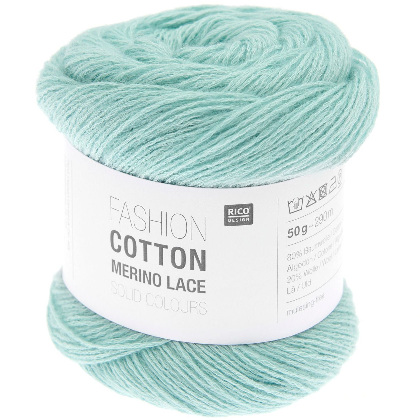 Rico Fashion Cotton Merino Lace Solid Unifarben 50 g 290m