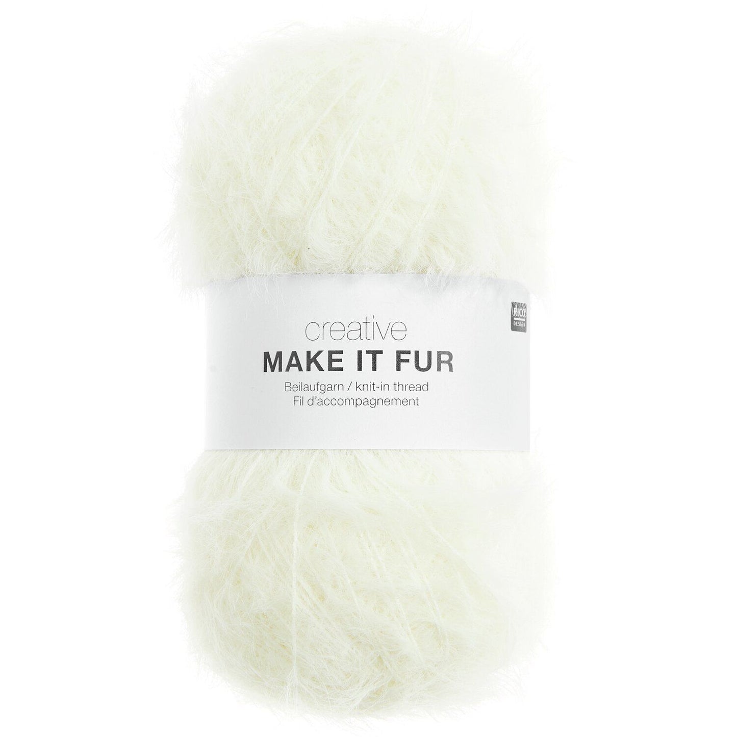 Rico Creative Make it Fur 50g 350m Beilaufgarn mit Felloptik