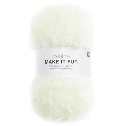 Rico Creative Make it Fur 50g 350m Beilaufgarn mit Felloptik