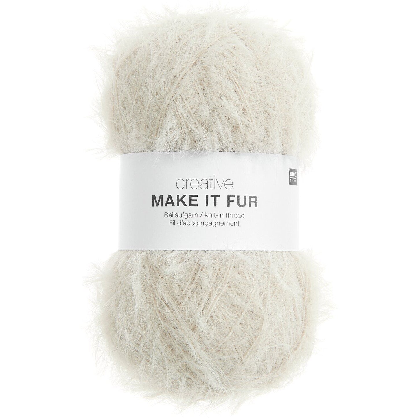 Rico Creative Make it Fur 50g 350m Beilaufgarn mit Felloptik