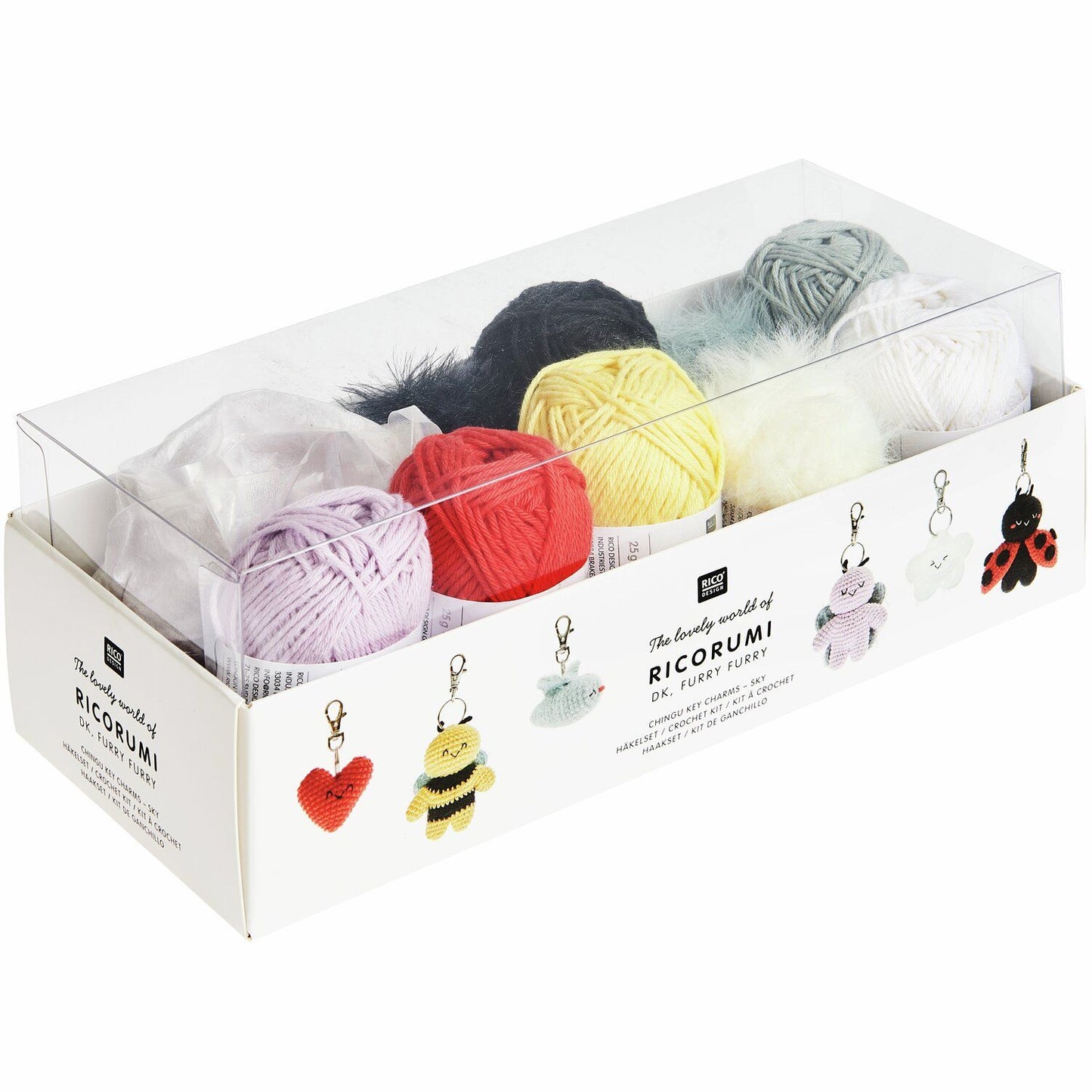 Ricorumi Häkelset Schlüsselanhänger Chingu Sky