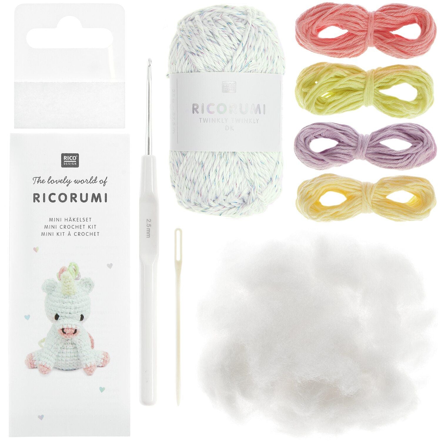 Ricorumi Mini Easy Häkelset Amigurumi für Anfänger