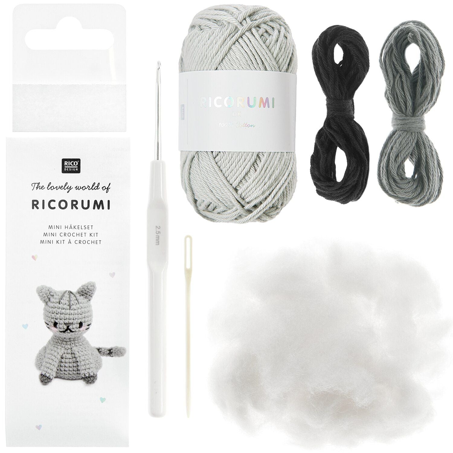 Ricorumi Mini Easy Häkelset Amigurumi für Anfänger