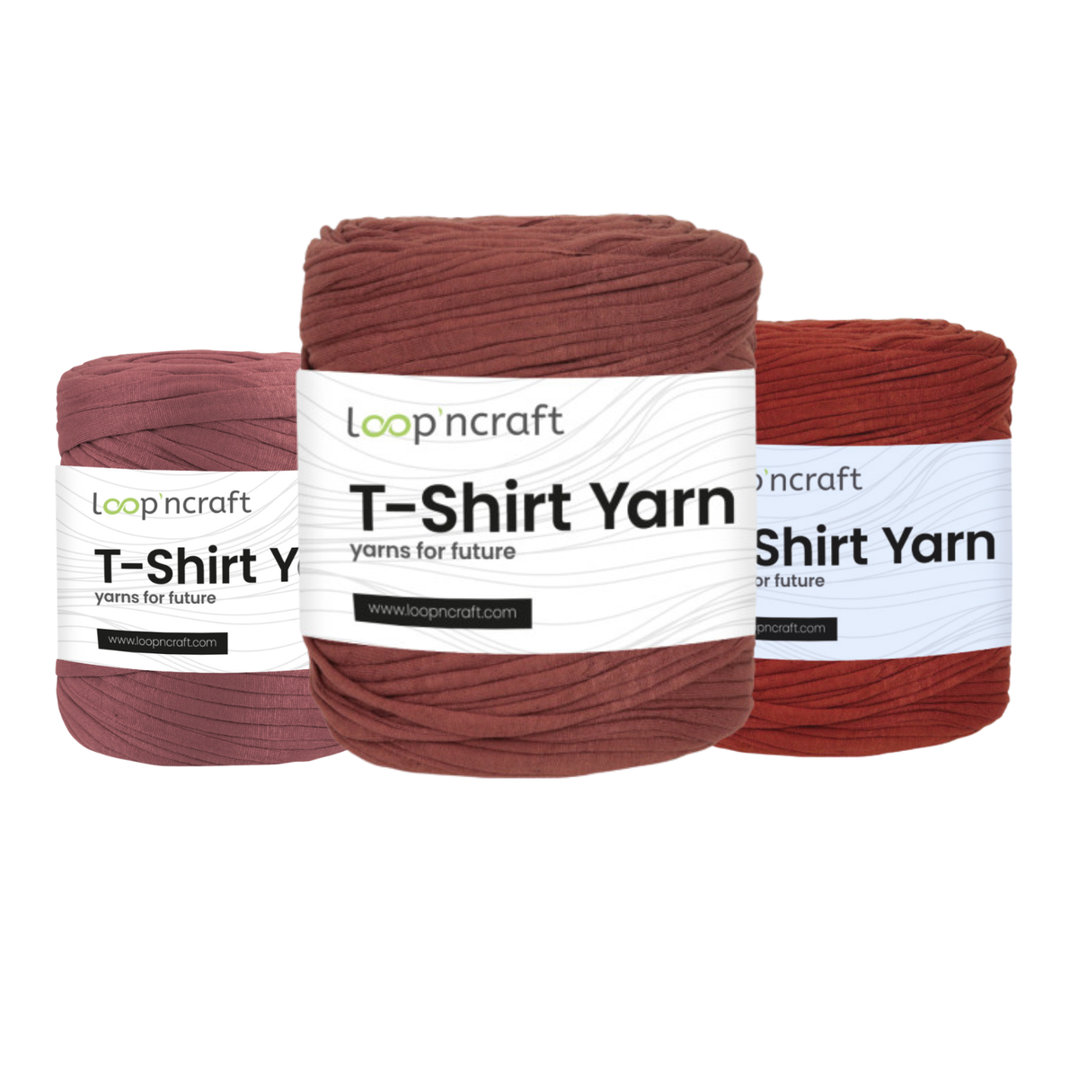 Loop'n Craft T-Shirt Garn Textilgarn 700 g