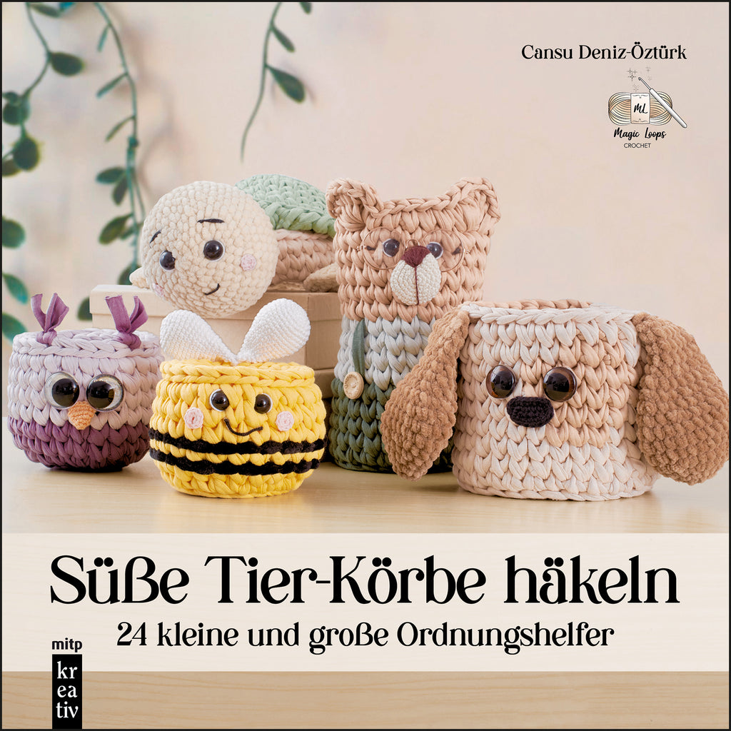Süße Tier-Körbe häkeln - 24 kleine und große Ordnungshelfer