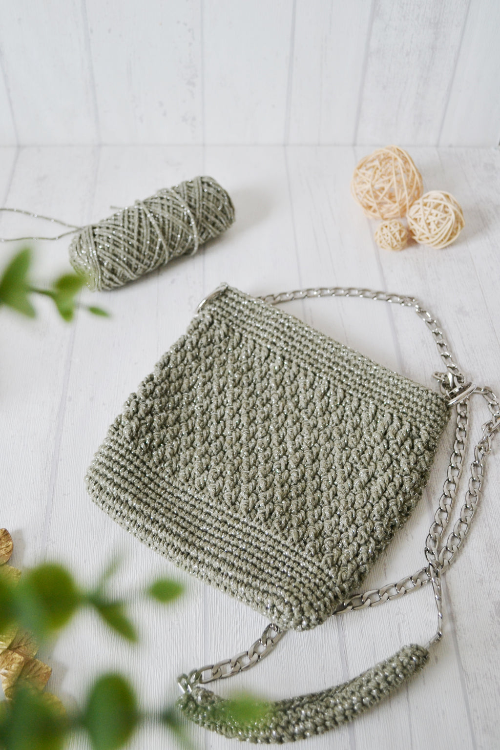Tasche "Braidy" Häkelset Umhängetasche