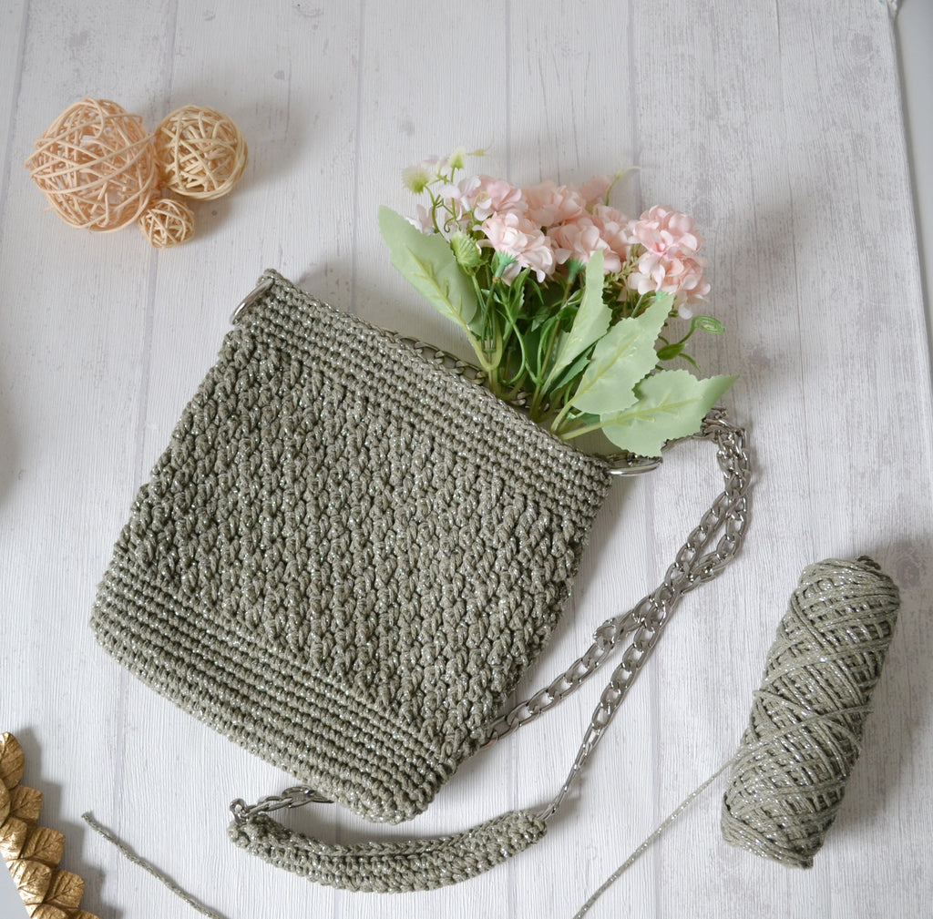 Tasche "Braidy" Häkelset Umhängetasche