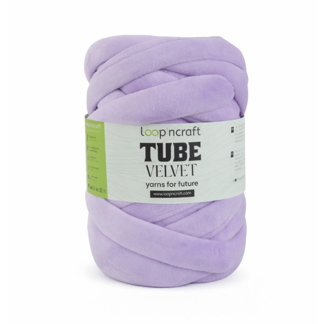 Loop'ncraft Tube Velvet Marshmallow Garn 500 g 15 m