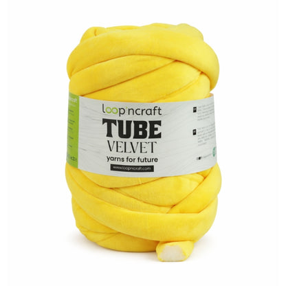 Loop'ncraft Tube Velvet Marshmallow Garn 500 g 15 m