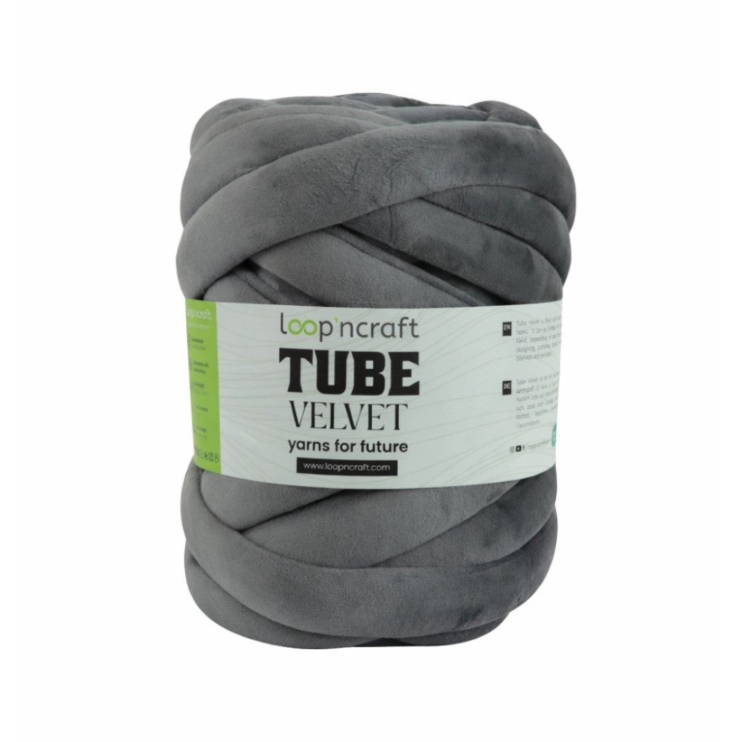 Loop'ncraft Tube Velvet Marshmallow Garn 500 g 15 m