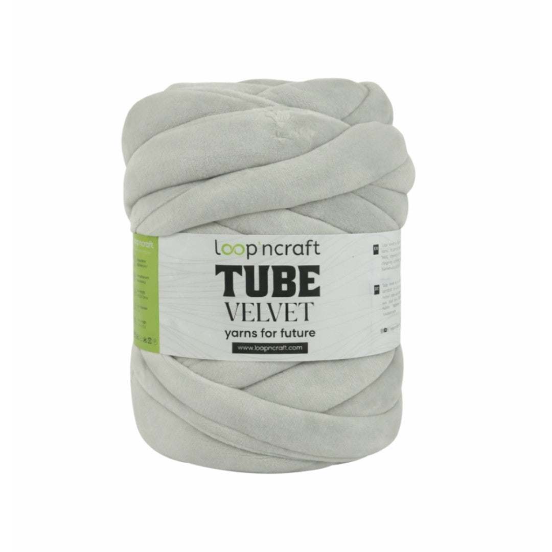 Loop'ncraft Tube Velvet Marshmallow Garn 500 g 15 m