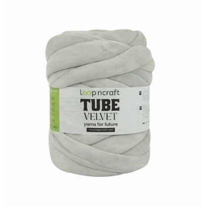Loop'ncraft Tube Velvet Marshmallow Garn 500 g 15 m