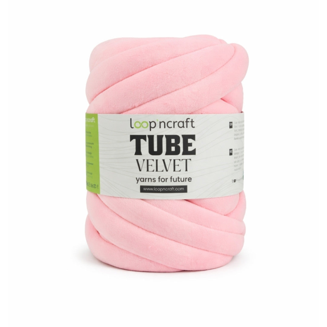 Loop'ncraft Tube Velvet Marshmallow Garn 500 g 15 m
